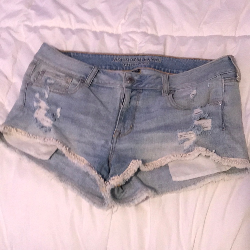 american eagle jean shorts